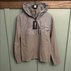 RLX Gray Hooded Pullover NWT